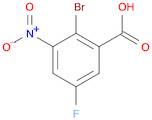 2-Bromo-5-fluoro-3-nitrobenzoicacid