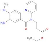 ethyl 3-[[3-amino-4-(methylamino)benzoyl]-pyridin-2-ylamino]propanoate