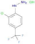 (2-chloro-4-(trifluoromethyl)phenyl)hydrazine hydrochloride