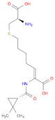 (Z)-7-[(2S)-2-Amino-3-hydroxy-3-oxopropyl]sulfanyl-2-[[(1S)-2,2-dimethylcyclopropanecarbonyl]ami...