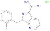 1-(2-Fluorobenzyl)-1H-pyrazolo[3,4-b]pyridine-3-carboximidamide hydrochloride