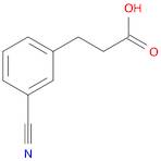 3-Cyanobenzenepropanoic acid