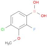 4-Chloro-2-fluoro-3-methoxyphenylboronic acid