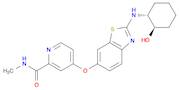 4-[[2-[[(1R,2R)-2-Hydroxycyclohexyl]amino]-6-benzothiazolyl]oxy]-N-methyl-2-pyridinecarboxamide