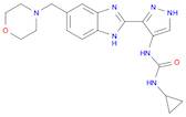 1-Cyclopropyl-3-(3-(5-(morpholinomethyl)-1H-benzo[d]imidazol-2-yl)-1H-pyrazol-4-yl)urea