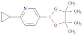 2-Cyclopropyl-5-(4,4,5,5-tetramethyl-1,3,2-dioxaborolan-2-yl)pyridine