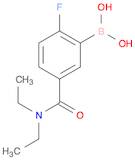 (5-(Diethylcarbamoyl)-2-fluorophenyl)boronic acid