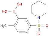 (2-Methyl-5-(piperidin-1-ylsulfonyl)phenyl)boronic acid