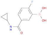 5-(Cyclopropylcarbamoyl)-2-fluorophenylboronic acid