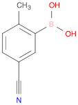 (5-Cyano-2-methylphenyl)boronic acid