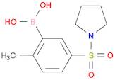 (2-Methyl-5-(pyrrolidin-1-ylsulfonyl)phenyl)boronic acid