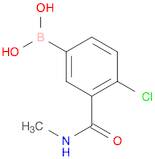 (4-Chloro-3-(methylcarbamoyl)phenyl)boronic acid