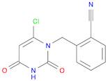 2-((6-Chloro-2,4-dioxo-3,4-dihydropyrimidin-1(2H)-yl)methyl)benzonitrile