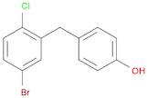 4-[(5-Bromo-2-chlorophenyl)methyl]phenol