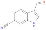 3-Formyl-1H-indole-6-carbonitrile