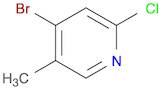 4-Bromo-2-chloro-5-methylpyridine