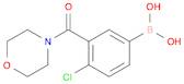 (4-Chloro-3-(morpholine-4-carbonyl)phenyl)boronic acid