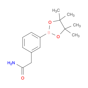 2-(3-(4,4,5,5-Tetramethyl-1,3,2-dioxaborolan-2-yl)phenyl)acetamide