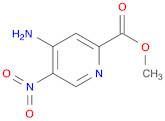 2-Pyridinecarboxylicacid, 4-amino-5-nitro-, methyl ester