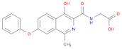 N-[(4-Hydroxy-1-methyl-7-phenoxy-3-isoquinolinyl)carbonyl]glycine