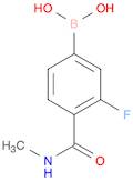 (3-Fluoro-4-(methylcarbamoyl)phenyl)boronic acid