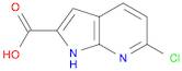 6-Chloro-1H-pyrrolo[2,3-b]pyridine-2-carboxylic acid