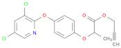 Propanoic acid,2-[4-[(3,5-dichloro-2-pyridinyl)oxy]phenoxy]-, 2-propyn-1-yl ester