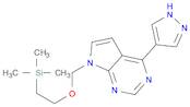 4-(1H-Pyrazol-4-yl)-7-((2-(trimethylsilyl)ethoxy)methyl)-7H-pyrrolo[2,3-d]pyrimidine