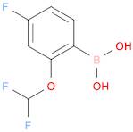 2-Difluoromethoxy-4-fluorobenzeneboronic acid