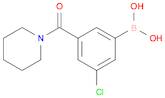 (3-Chloro-5-(piperidine-1-carbonyl)phenyl)boronic acid