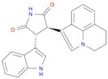 (3R,4R)-3-(5,6-Dihydro-4H-pyrrolo[3,2,1-ij]quinolin-1-yl)-4-(1H-indol-3-yl)pyrrolidine-2,5-dione