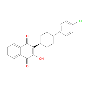 2-(trans-4-(4-Chlorophenyl)cyclohexyl)-3-hydroxy-1,4-naphthalenedione