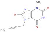 8-Bromo-7-(but-2-yn-1-yl)-3-methyl-1H-purine-2,6(3H,7H)-dione