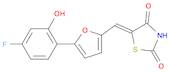 (5Z)-5-[[5-(4-Fluoro-2-hydroxyphenyl)-2-furanyl]methylene]-2,4-thiazolidinedione