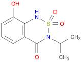 8-hydroxy-3-isopropyl-1H-2,1,3-benzothiadiazin-4(3H)-one 2,2-dioxide