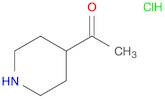 Ethanone,1-(4-piperidinyl)-, hydrochloride (1:1)