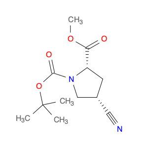 (2S,4S)-1-tert-Butyl 2-methyl 4-cyanopyrrolidine-1,2-dicarboxylate