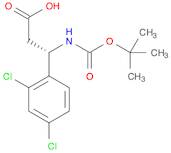 (S)-3-((tert-Butoxycarbonyl)amino)-3-(2,4-dichlorophenyl)propanoic acid