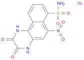 Benzo[f]quinoxaline-7-sulfonamide,1,2,3,4-tetrahydro-6-nitro-2,3-dioxo-,sodium salt(1:2)