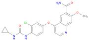 4-[3-Chloro-4-[[(cyclopropylamino)carbonyl]amino]phenoxy]-7-methoxy-6-quinolinecarboxamide