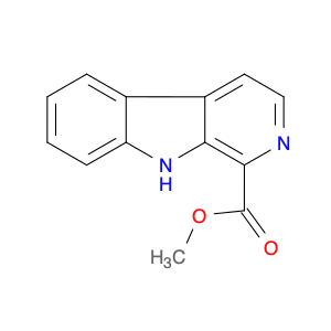 9H-Pyrido(3,4-b)indole-1-carboxylic acid, methyl ester