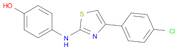 4-[[4-(4-Chlorophenyl)-2-thiazolyl]amino]phenol