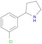 2-(3-Chlorophenyl)pyrrolidine