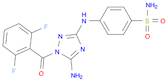 4-[[5-Amino-1-(2,6-difluorobenzoyl)-1H-1,2,4-triazol-3-yl]amino]benzenesulfonamide