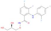 N-[(2R)-2,3-Dihydroxypropoxy]-3,4-difluoro-2-[(2-fluoro-4-iodophenyl)amino]benzamide