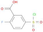 5-(Chlorosulfonyl)-2-fluorobenzoic acid