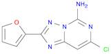 7-Chloro-2-(2-furanyl)[1,2,4]triazolo[1,5-c]pyrimidin-5-amine