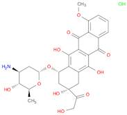 5,12-Naphthacenedione, 10-[(3-amino-2,3,6-trideoxy-α-L-arabino-hexopyranosyl)oxy]-7,8,9,10-tetra...