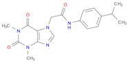 1,2,3,6-Tetrahydro-1,3-dimethyl-N-[4-(1-methylethyl)phenyl]-2,6-dioxo-7H-purine-7-acetamide