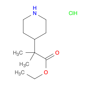 ethyl 2-methyl-2-(piperidin-4-yl)propanoate hydrochloride